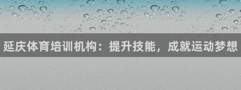 尊龙凯时取款有要求吗：延庆体育培训机构：提升技能，成